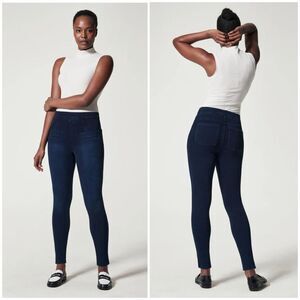 SPANX Jean‑ish Jean-ish Ankle Leggings in Twilight Rinse Size 2X Petite